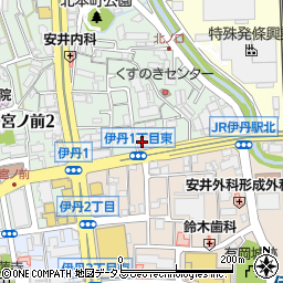 兵庫県伊丹市北本町1丁目82周辺の地図