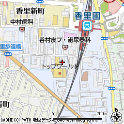 スーパースカルプ発毛センター寝屋川枚方店周辺の地図