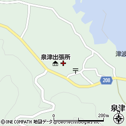 東京都大島町泉津川之原周辺の地図