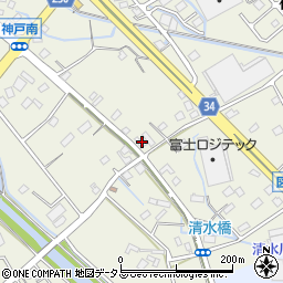 静岡県榛原郡吉田町神戸2387周辺の地図