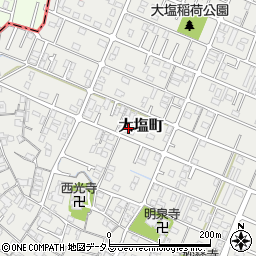 兵庫県姫路市大塩町76周辺の地図