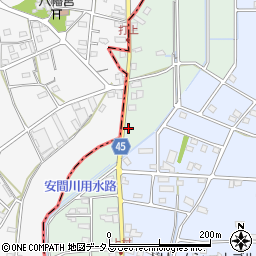 静岡県浜松市中央区笠井上町73周辺の地図