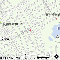 岡山県赤磐市桜が丘東4丁目4-442周辺の地図