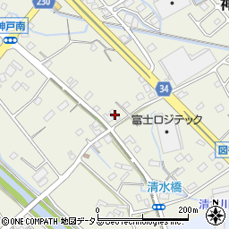 静岡県榛原郡吉田町神戸2387-2周辺の地図
