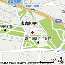 兵庫県姫路市飾磨区妻鹿東海町71周辺の地図