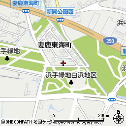 兵庫県姫路市飾磨区妻鹿東海町70周辺の地図