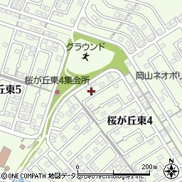 岡山県赤磐市桜が丘東4丁目4-295周辺の地図