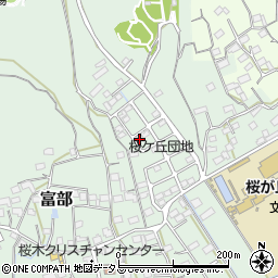 静岡県掛川市富部591-21周辺の地図