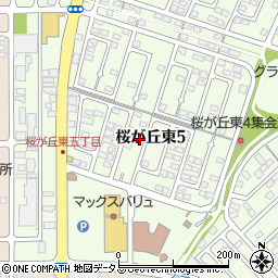 岡山県赤磐市桜が丘東5丁目5-135周辺の地図