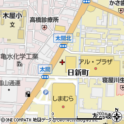 大阪府寝屋川市日新町4周辺の地図