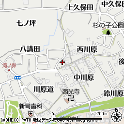 京都府相楽郡精華町菱田西川原48周辺の地図