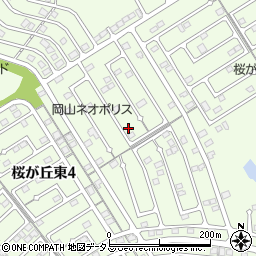 岡山県赤磐市桜が丘東4丁目4-500周辺の地図