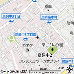 大阪府摂津市鳥飼中2丁目4-25周辺の地図