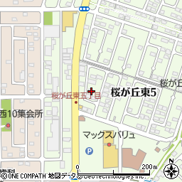 岡山県赤磐市桜が丘東5丁目5-186周辺の地図