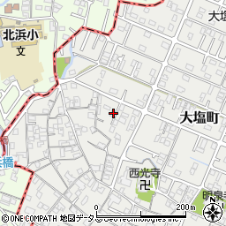 兵庫県姫路市大塩町92周辺の地図