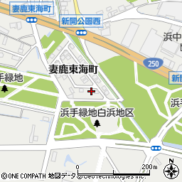 兵庫県姫路市飾磨区妻鹿東海町92周辺の地図