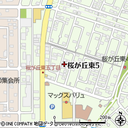 岡山県赤磐市桜が丘東5丁目5-182周辺の地図