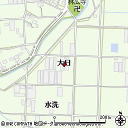 愛知県豊橋市大村町大日周辺の地図