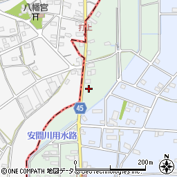 静岡県浜松市中央区笠井上町71周辺の地図