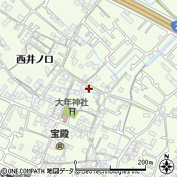 兵庫県加古川市東神吉町西井ノ口155周辺の地図