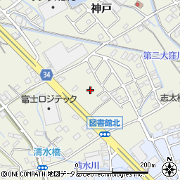 静岡県榛原郡吉田町神戸396周辺の地図