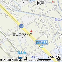 静岡県榛原郡吉田町神戸406周辺の地図