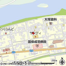 三宅製菓　本店周辺の地図
