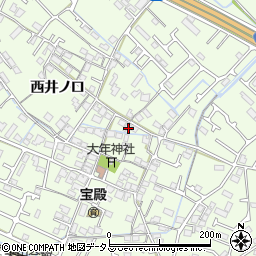 兵庫県加古川市東神吉町西井ノ口157周辺の地図