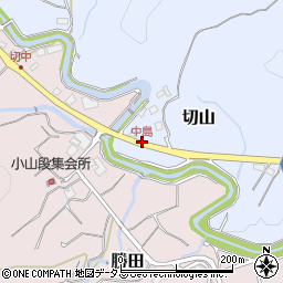 中島周辺の地図