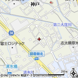 静岡県榛原郡吉田町神戸346-29周辺の地図