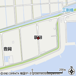 愛知県西尾市吉良町吉田新田周辺の地図