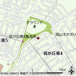 岡山県赤磐市桜が丘東4丁目4-296周辺の地図