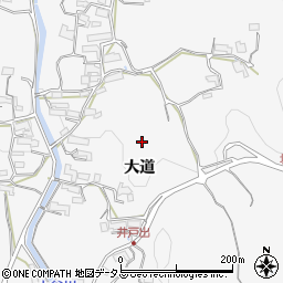 三重県伊賀市島ヶ原大道周辺の地図