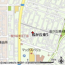 岡山県赤磐市桜が丘東5丁目5-148周辺の地図