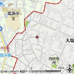 兵庫県姫路市大塩町55周辺の地図