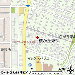 岡山県赤磐市桜が丘東5丁目5-183周辺の地図