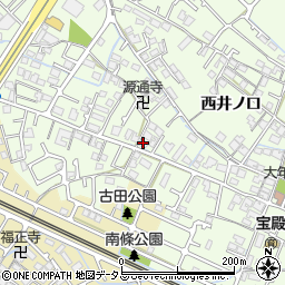 兵庫県加古川市東神吉町西井ノ口527周辺の地図