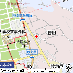 静岡県牧之原市勝田2038-8周辺の地図