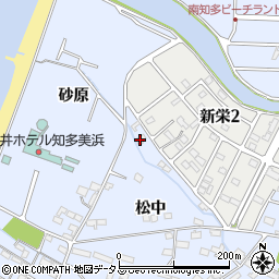 愛知県知多郡美浜町奥田松中111周辺の地図