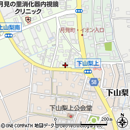 静岡県袋井市上山梨227-2周辺の地図