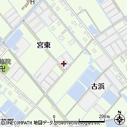 愛知県西尾市一色町生田宮東27周辺の地図