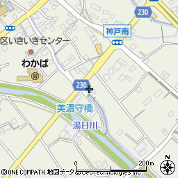 静岡県榛原郡吉田町神戸2423-2周辺の地図