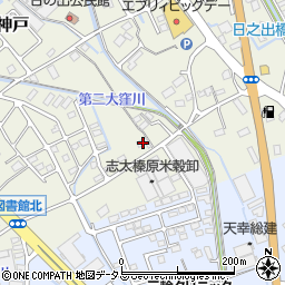 静岡県榛原郡吉田町神戸276周辺の地図