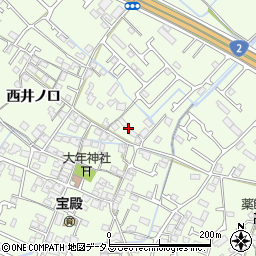 兵庫県加古川市東神吉町西井ノ口154-4周辺の地図