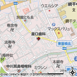 瀧口歯科医院周辺の地図