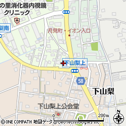 静岡県袋井市上山梨229周辺の地図