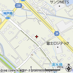 静岡県榛原郡吉田町神戸2389周辺の地図