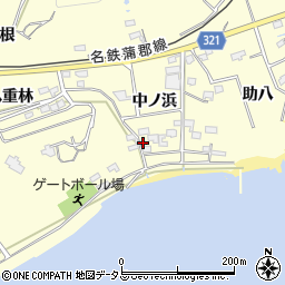 愛知県西尾市東幡豆町中ノ浜44周辺の地図