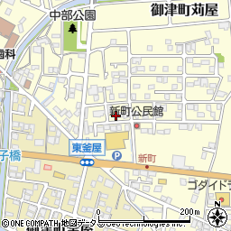 兵庫県たつの市御津町苅屋446周辺の地図