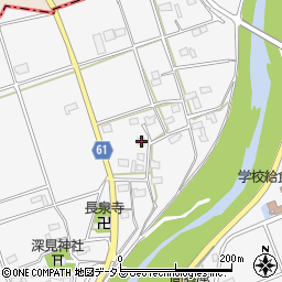 静岡県袋井市深見1706周辺の地図